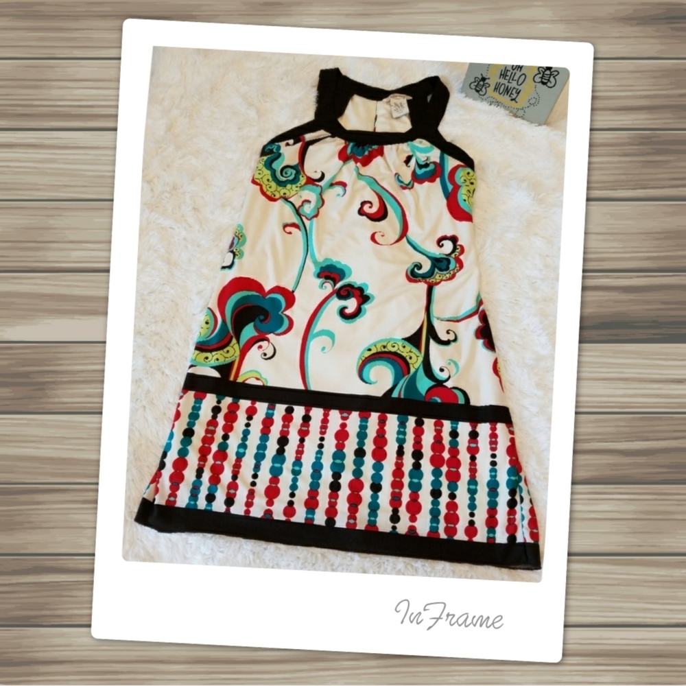 Speechless Sleeveless Multi Color Dress